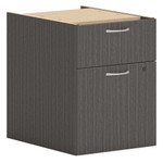 HON Mod HLPLPHBF Pedestal - 20" Height x 15" Width x 20" Depth - 2 x Box, File Drawer(s) - Finish: Slate Teak Product Image 
