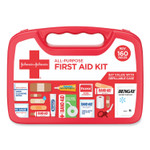 Johnson & Johnson Red Cross All-Purpose First Aid Kit, 160 Pieces, Plastic Case View Product Image