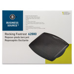 Lorell Footrest, Rocking, Ergonomic, 17-3/4"Wx13-7/8"Dx3"H, Black (LLR62880) Product Image 