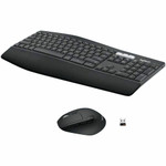 Logitech MK850 Performance Wireless Keyboard and Mouse Combo - USB Wireless Bluetooth/RF Keyboard - USB Wireless Bluetooth/RF Mouse - Optical - 1000 dpi - 8 Button Product Image 