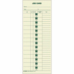 TOPS Job Costing Time Cards - 3.50" x 9" Sheet Size - Yellow - Yellow Sheet(s) - Green Print Color Product Image 