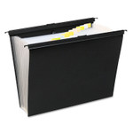 Wilson Jones Slide-Bar Expanding Pocket File, 13 Sections, 15" Capacity, Letter Size, Black (WLJ68205) View Product Image