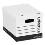 Universal Basic-Duty Easy Assembly Storage Files, Letter/Legal Files, White, 12/Carton View Product Image