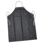 AbilityOne 8415006345023, SKILCRAFT, Laboratory Apron, Rubber/Aluminum/Nylon, 35 x 45, One Size Fits Most, Black (NSN6345023) View Product Image