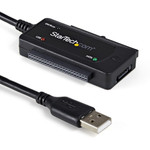 StarTech.com USB 2.0 to SATA/IDE Combo Adapter for 2.5/3.5" SSD/HDD Product Image 