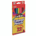 Cra-Z-Art Colored Pencils, 12 Assorted Lead and Barrel Colors, 12/Set View Product Image