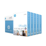 HP Papers Office20 Paper, 92 Bright, 20 lb Bond Weight, 8.5 x 11, White, 500 Sheets/Ream, 5 Reams/Carton (HEW172160) View Product Image