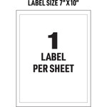 Avery&Reg; Adhesive Printable Vinyl Signs (AVE61552) View Product Image