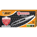 BIC Antimicrobial Mechanical Pencils - 0.7 mm Black Lead - #2 - Blue Plastic, Black Barrel Product Image 