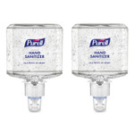 PURELL Advanced Hand Sanitizer Gel Refill, 1,200 mL, Clean Scent, For ES4 Dispensers, 2/Carton View Product Image
