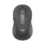 Logitech Signature M650 for Business Wireless Mouse, Large, 2.4 GHz Frequency, 33 ft Wireless Range, Right Hand Use, Graphite View Product Image