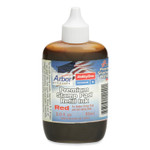 AbilityOne 7510001614240 SKILCRAFT Stamp Pad Ink, 2 oz Bottle, Red Product Image 