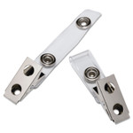 AbilityOne 8455016452727 SKILCRAFT Clip Adapter Strap for PIP/CAC Cards, 0.5" x 2.75", Clear, 100/Box (NSN6452727) View Product Image