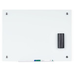 Bi-silque Magnetic Glass Dry Erase Board (BVCGL040107) View Product Image