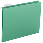 Business Source 1/5 Tab Cut Letter Recycled Hanging Folder (BSN03178) View Product Image