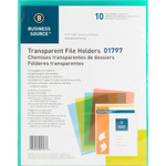Business Source Letter File Sleeve (BSN01797BX) View Product Image