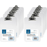 Business Source Plastic Clipboard - 6" x 9" Sheet Size - Spring Clip - Plastic - Clear - (BSN01858BX) Product Image 