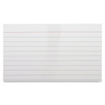 Business Source Ruled White Index Cards (BSN65259BX) View Product Image