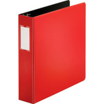Business Source Slanted D-ring Binders - 2" Binder Capacity - 3 Ring(s) - Fastener(s): D-Ring - Pocket(s): 2, Internal - Chipboard, Polypropylene - (BSN33112) Product Image 
