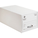 Business Source Stackable File Drawer - Internal Dimensions: 12.25" Width x 23.50" Depth x 10.25" Height - External Dimensions: 14" Width x 25.3" Depth x 11.5" Height - Media Size Supported: Letter - Stackable - Steel, Plastic Product Image 