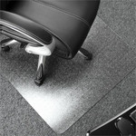 Floortex Polycarbonate Rectangular Chair Mat for Carpets up to 1/2" - 48" x 79" - Home, Office, Carpeted Floor, Floor, Hard Floor, Carpet - 79" Length x 48" Width x 0.085" Depth x 0.085" Thickness - Rectangular - Polycarbonate Product Image 