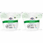 Clorox Healthcare Clorox Healthcare Hydrogen Peroxide Cleaner Disinfectant Wipes Bucket Refill - 11" Length x 12" Width - Bleach-free, Antibacterial - White - 185/Pack - (CLO30827CT) Product Image 