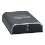 Tripp Lite USB 2.0 to DVI/VGA External Multi-Monitor Video Card, 128 MB SDRAM, 4", Black (TRPU244001R) View Product Image