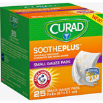 Curad SoothePlus Medium Non-stick Pads - - 2" Width x 2" Length - White Product Image 