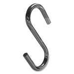 Deflecto S Hooks, Metal, Silver, 50/Pack (DEF20013) Product Image 