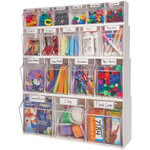 Deflecto Tilt Bin Interlocking Multi-Bin Storage Organizer (DEF20503OP) View Product Image