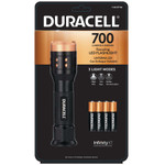 Duracell U.S.A. Flashlight,Focusing,LED,700 Lumens,Aluminum,BK (DUR7128DF700) View Product Image