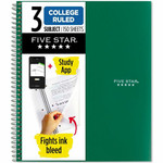 Five Star College Ruled 3 - subject Notebook - Letter - 150 Sheets - Wire Bound - College Ruled Front Ruling - (MEA72067) Product Image 