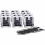 Genuine Joe Disposable Dust Mop Refill - 18" Width x 5" Depth - Disposable, Looped Ends, Fray Resistant, 4-ply, Absorbent, Quick Drying, Durable, 4-ply Yarn - Cotton, Synthetic - Natural Product Image 