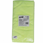 Genuine Joe General-purpose Microfiber Cloth - For General Purpose - Cloth - 16" Length x 16" Width - Durable - Yellow Product Image 