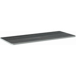 HON Build Series Rectangular Tabletop - Rectangle Top - 25" to 34" Adjustment x 60" Width x 24" Depth - Sterling Ash Product Image 