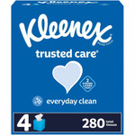 Kleenex Trusted Care Tissues - 2 Ply - 8.20" Width x 8.40" Length - White - 70/Box - (KCC50184CT) Product Image 
