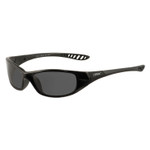 KleenGuard V40 HellRaiser Safety Glasses, Black Frame, Smoke Lens Product Image 
