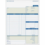 TOPS Three-part Carbonless Job Invoice Forms - 3 Part - Carbonless Copy - 8.50" x 11" Sheet Size - White, Canary, Manila - Assorted Sheet(s) Product Image 
