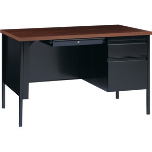 Lorell Fortress Series 48" Right Single-Pedestal Desk - (LLR66902) Product Image 