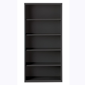 Lorell Fortress Series Charcoal Bookcase (LLR59694) View Product Image