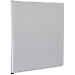 Lorell Panel System Partition Fabric Panel - 36" Width x 48" Height - Fabric, Steel - Gray Product Image 
