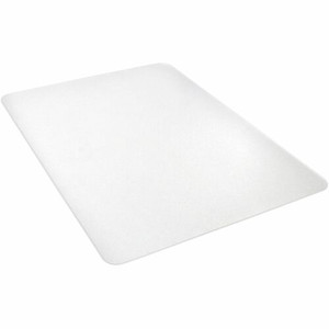 Lorell Big & Tall Chairmat - Hard Floor, Vinyl Floor, Tile Floor, Wood Floor - 48" Length x 36" Width x 0.133" Thickness - Rectangular - Polycarbonate - Clear Product Image 