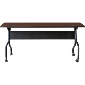 Lorell Mahogany Flip Top Training Table (LLR59514) View Product Image