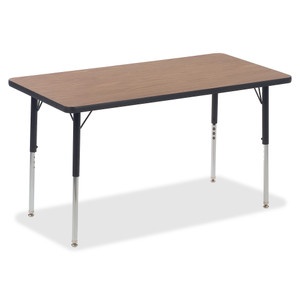 Lorell Medium Oak Laminate Rectangular Activity Tabletop (LLR99894) View Product Image