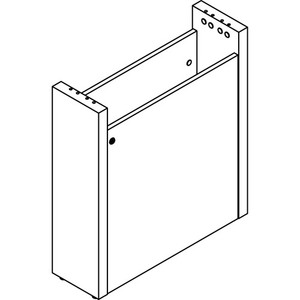 Lorell Prominence 2.0 Table Laminate Base w/ Door (LLRPLB24MY) View Product Image