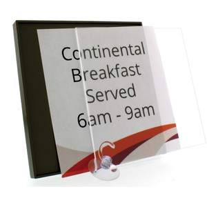 Lorell Snap Plate Architectural Sign (LLR02652) View Product Image