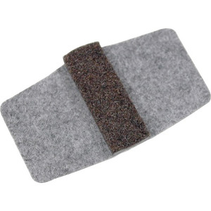 Lorell Wraparound Floor Savers - Gray - Vinyl Product Image 