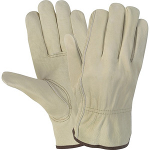 MCR Safety Durable Cowhide Leather Work Gloves (MCSCRW3215L) View Product Image