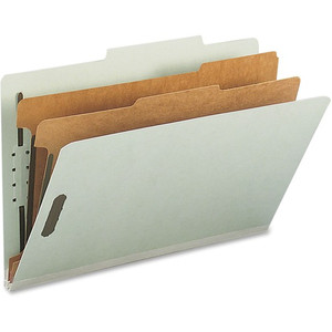 Nature Saver 2/5 Tab Cut Legal Recycled Classification Folder (NAT39951) View Product Image