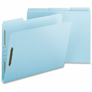 Nature Saver Letter Recycled Fastener Folder - 8 1/2" x 11" - 1" Expansion - 2 Fastener(s) - 2" for Folder - Pressboard, Tyvek Product Image 